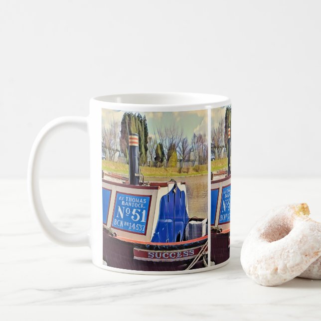 NARROWBOATS   COFFEE MUG (With Donut)