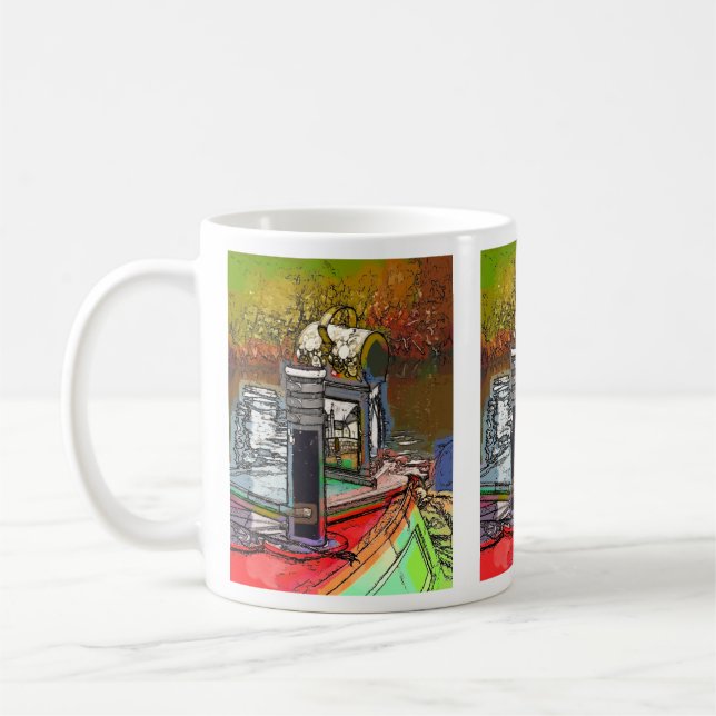 NARROWBOATS COFFEE MUG (Left)