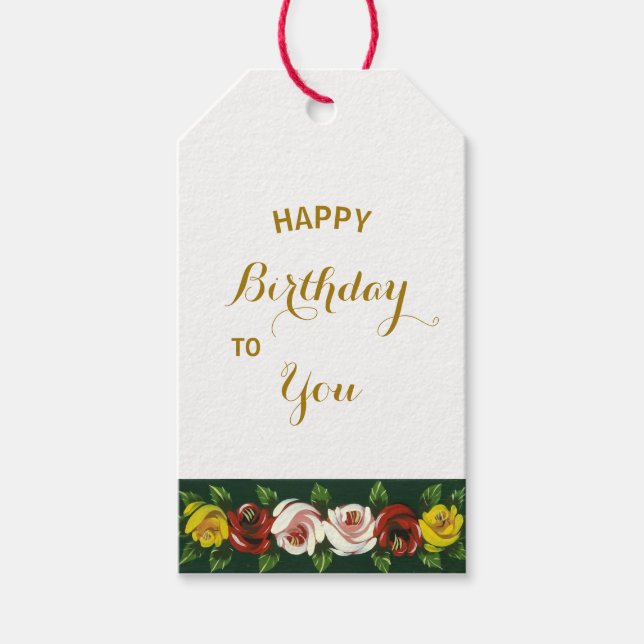 NARROWBOATS GIFT TAGS (Front)