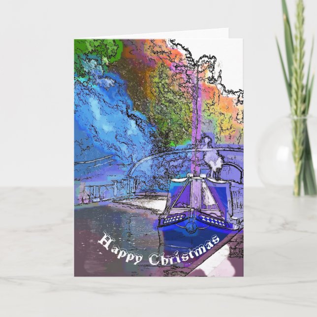 NARROWBOATS HOLIDAY CARD (Front)