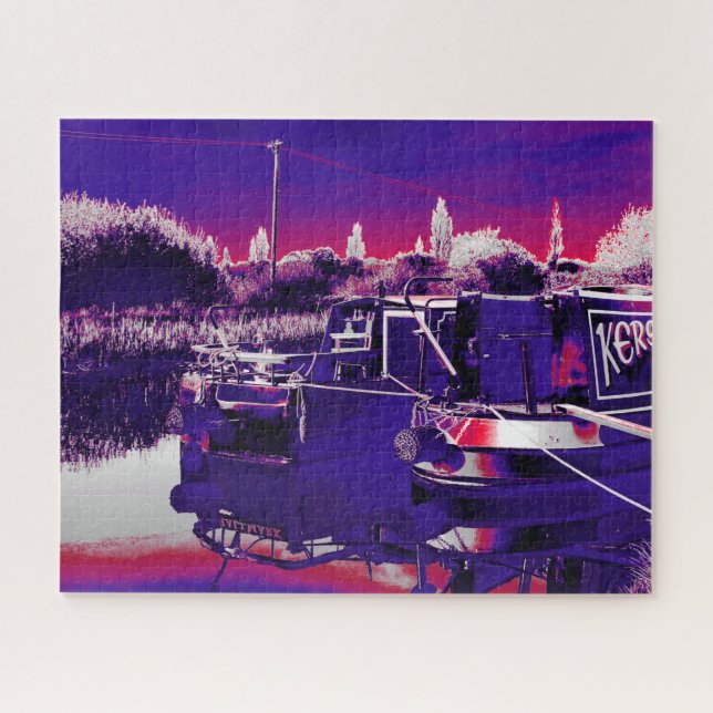 NARROWBOATS   JIGSAW PUZZLE (Horizontal)