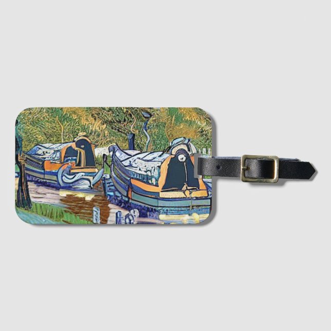NARROWBOATS LUGGAGE TAG (Front Horizontal)
