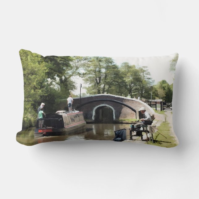 NARROWBOATS LUMBAR CUSHION (Front)