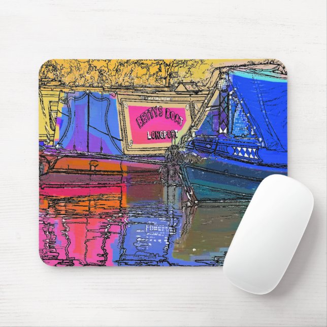 NARROWBOATS MOUSE PAD (With Mouse)