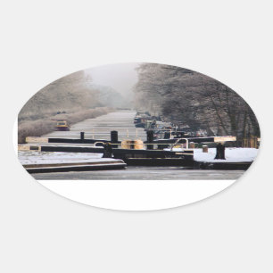 NARROWBOATS OVAL STICKER