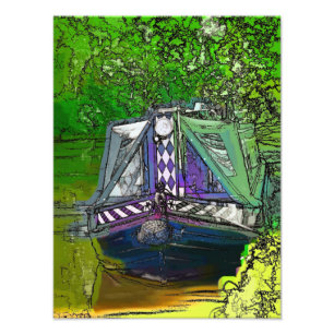 NARROWBOATS PHOTO PRINT