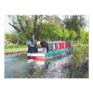 NARROWBOATS PHOTO PRINT