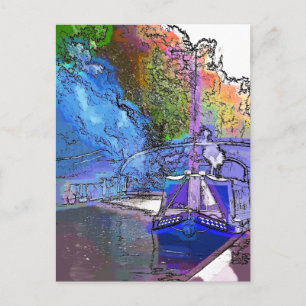 NARROWBOATS POSTCARD