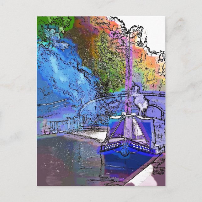 NARROWBOATS POSTCARD (Front)