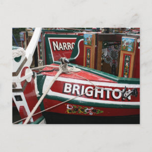Narrowboats Postcard