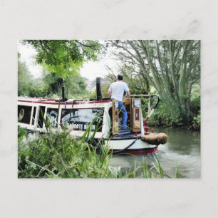 NARROWBOATS POSTCARD