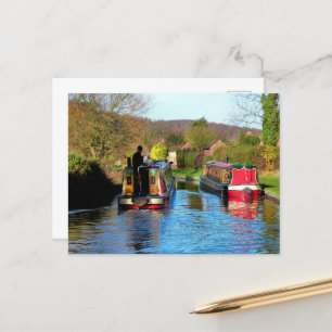 NARROWBOATS POSTCARD
