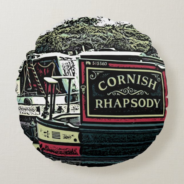 NARROWBOATS   ROUND CUSHION (Front)