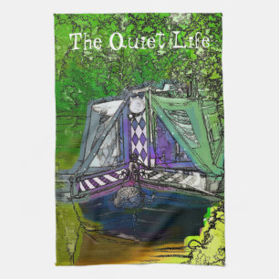 NARROWBOATS TEA TOWEL
