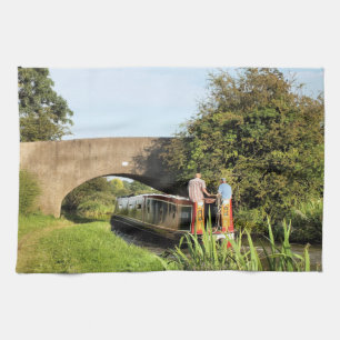 NARROWBOATS TEA TOWEL