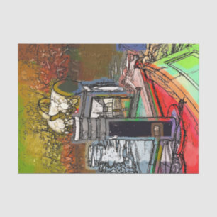 NARROWBOATS TISSUE PAPER