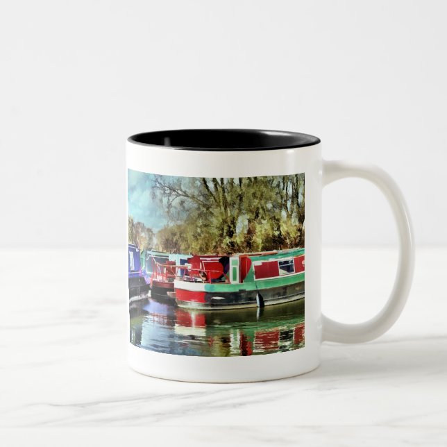 NARROWBOATS Two-Tone COFFEE MUG (Right)