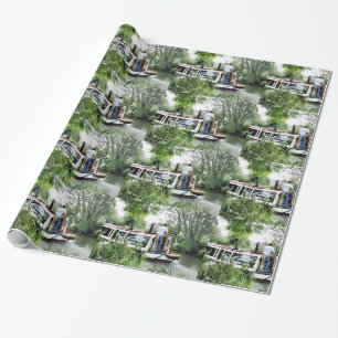 NARROWBOATS WRAPPING PAPER