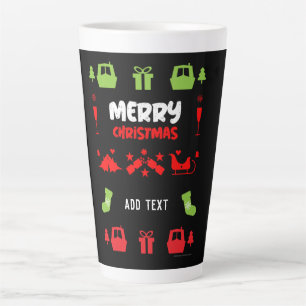 Narrowboats Xmas Canal Christmas Latte Mug