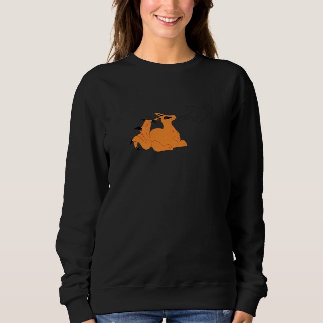 NaruSasu I SasuNaru kitsune fox and sun symbol han Sweatshirt (Front)