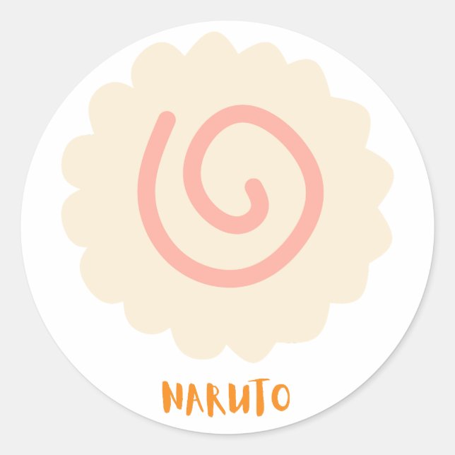 Naruto Classic Round Sticker (Front)