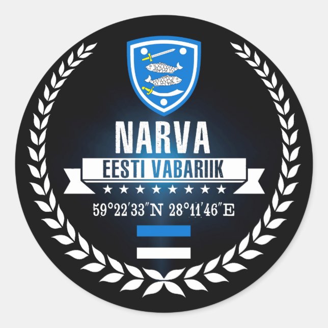 Narva Classic Round Sticker (Front)