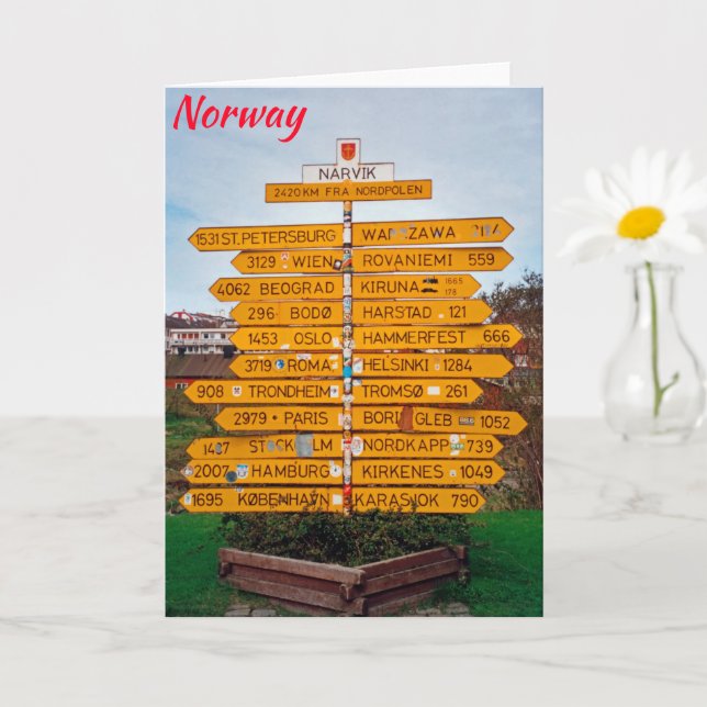 Narvik, Norway Card (Small Plant)