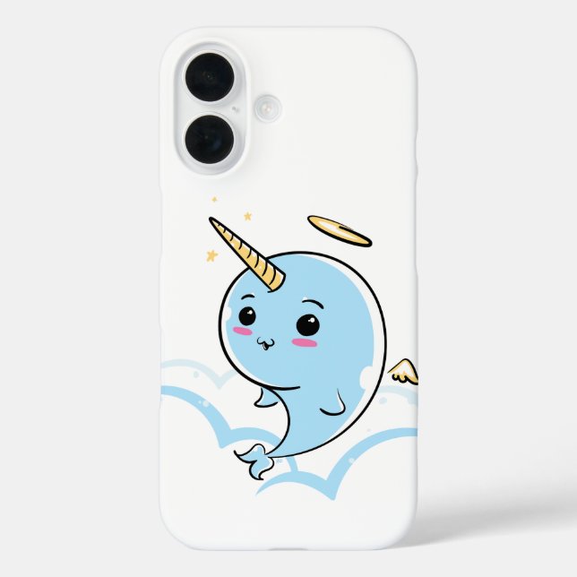 Narwhal Angel Cutie Case-Mate iPhone Case (Back)