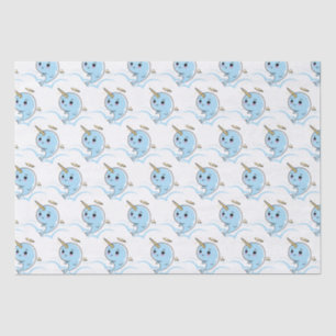 Narwhal Angel Cutie Tissue Paper