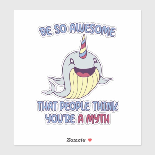 Narwhal Awesome Myth (Sheet)