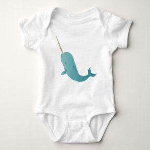 Narwhal Baby Bodysuit