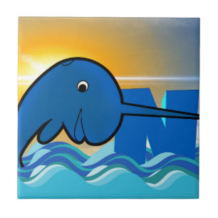 narwhal ceramic tile
