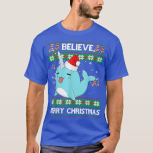 Narwhal Christmas Cute Unicorn T-Shirt