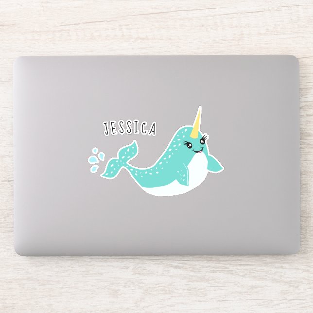Narwhal Cute Sea Unicorn Cartoon (Computer)
