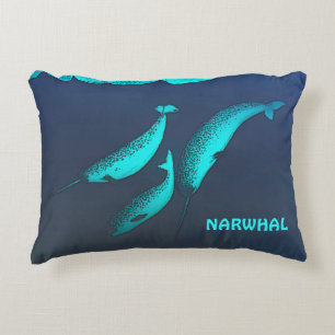 Narwhal Decorative Cushion