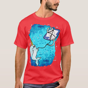 Narwhal Flying Manta Ray Kite T-Shirt