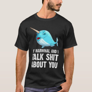 Narwhal For Men Women Sea Whale Fish Ocean Animal T-Shirt