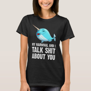 Narwhal For Men Women Sea Whale Fish Ocean Animal  T-Shirt