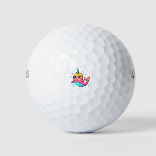 Narwhal Golf Balls (Front)
