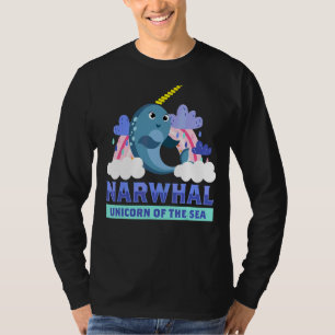 Narwhal I Unicorn Of The Sea I Unicorn Whale Sea W T-Shirt
