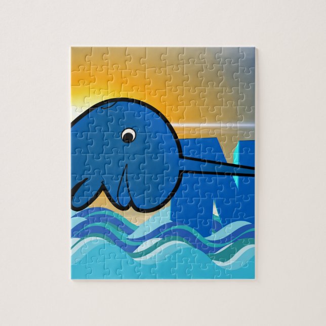 narwhal jigsaw puzzle (Vertical)