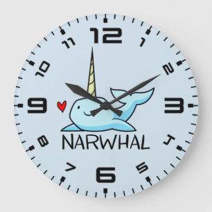 Narwhal Large Clock