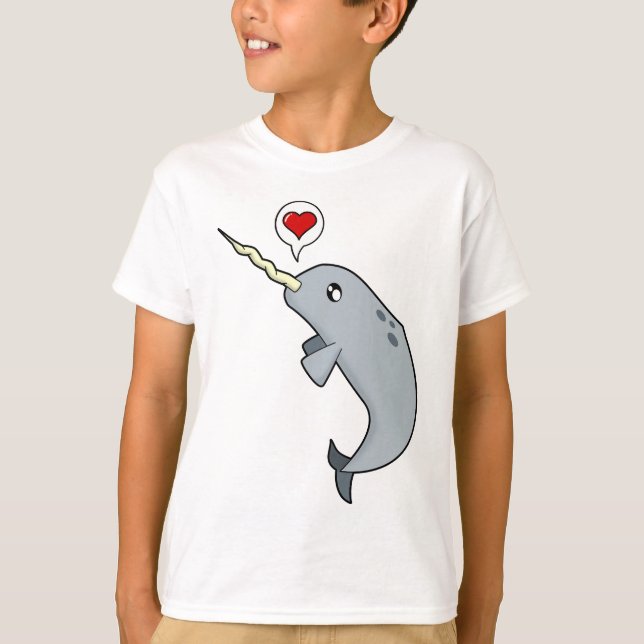 Narwhal Love T-Shirt (Front)
