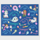 Narwhal, Mermaid, Unicorn Personalised Name, Age