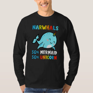 Narwhal Oceanologist Sea Animal Whale Ocean 3 T-Shirt