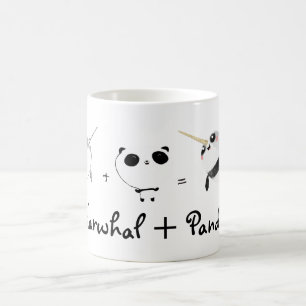 Narwhal plus Panda! Coffee Mug
