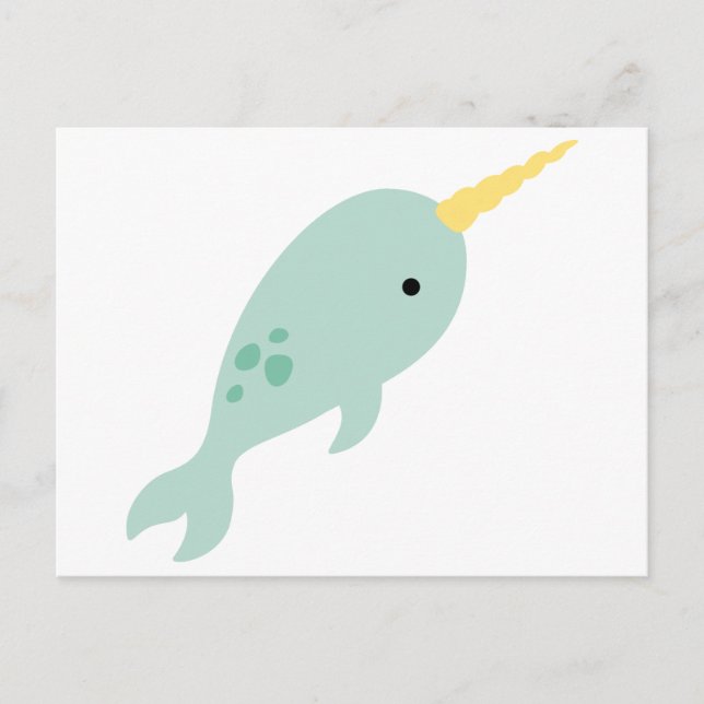 Narwhal Postcard (Front)