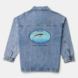 Narwhal - Save The Unicorn Denim Jacket
