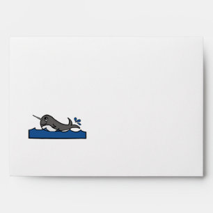 Narwhal Splash Envelope