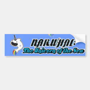 Narwhal:The Unicorn of the Sea Bumper Sticker